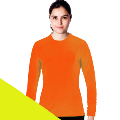 ladies-flouro-long-sleeve-crew-neck-safety-t-shirt supplied by Supply SA