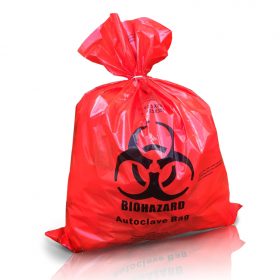Medical Waste Bags 30mic red bag - Hand Protection supplied by Supply SA