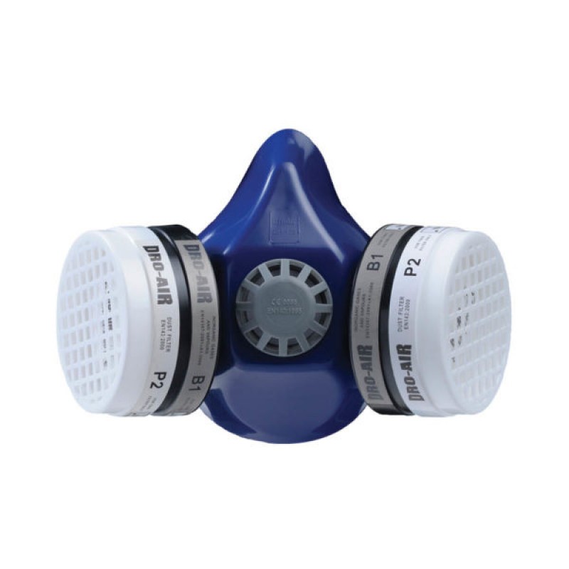 Twin Half Mask Blue - Masks supplied by Supply SA