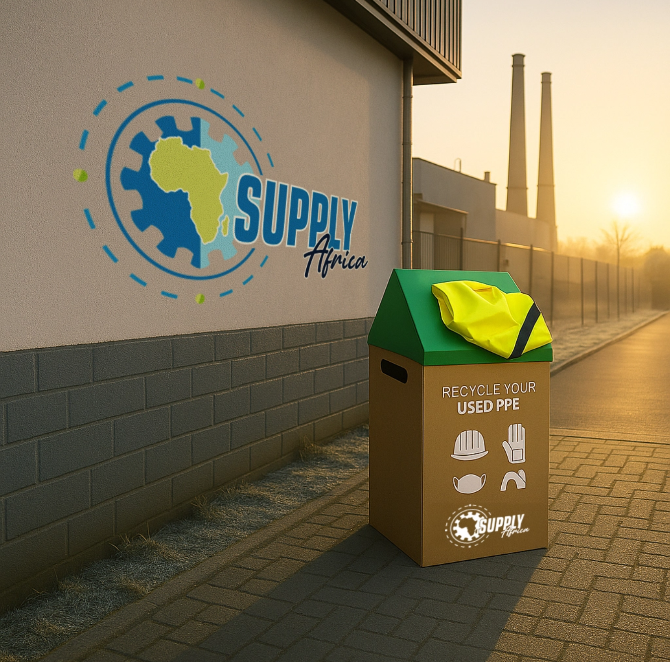 Supply Africa used PPE recycling initiative
